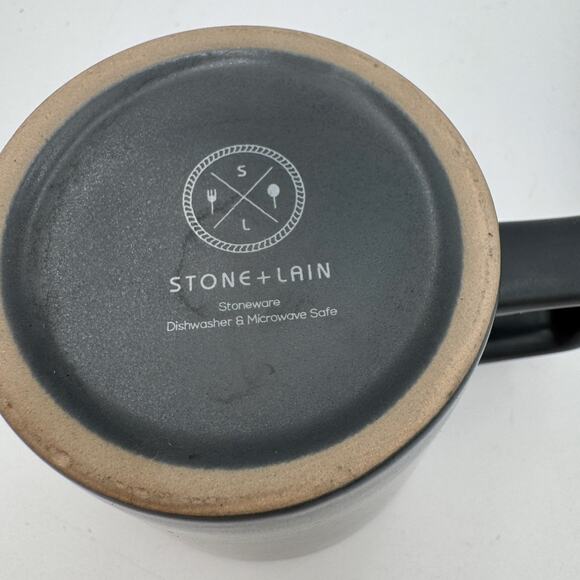 Celina Coffee Tea Mugs Matte Gray Modern Coupe Set of 4 - Picture 4 of 8